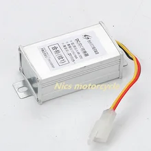 3-жильный велосипед с электроприводом мотоцикл 48-72 V преобразователь питания Выходная 12V-10A трансформатор инвертор