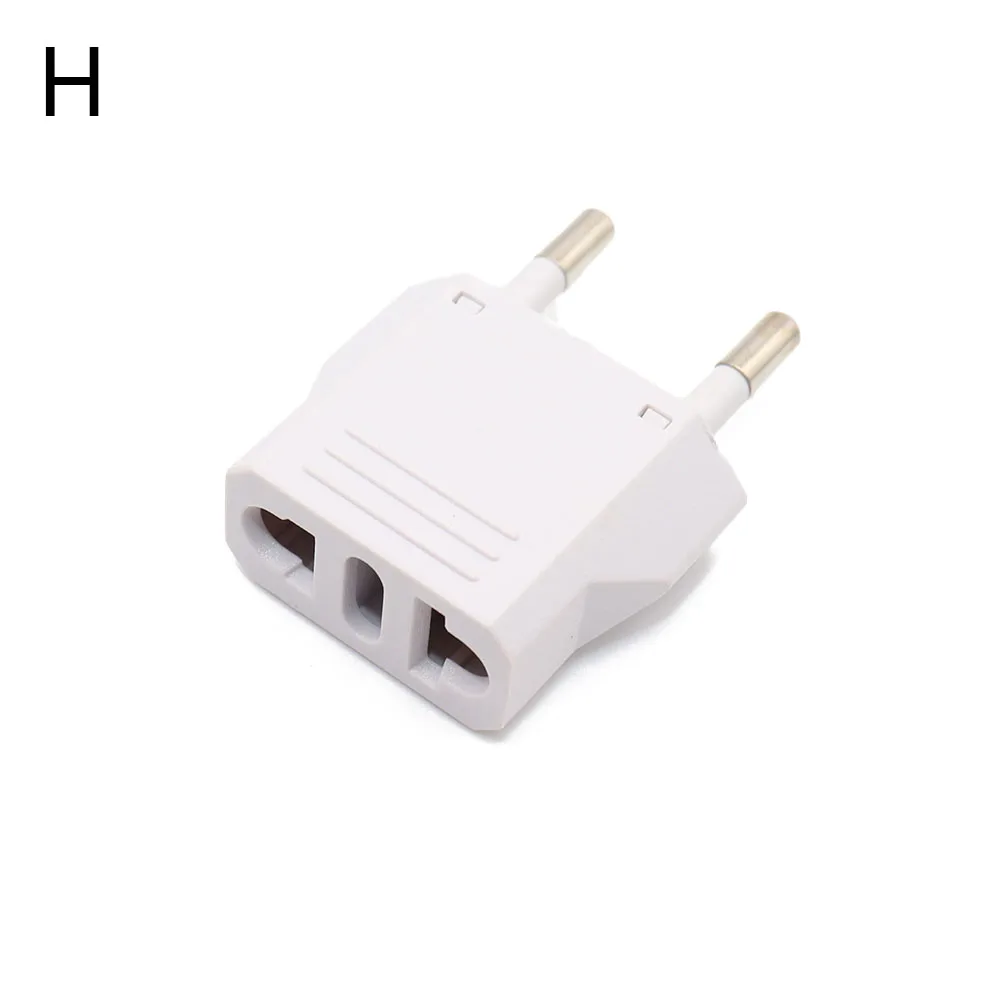 2PCS European US AU EU Plug Adapter American Japan China US To EU Euro Travel Power Adapter Plug Outlet Converter Socket - Цвет: H