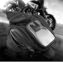 Big screen new Motorcycle tank bag motorbike oil fuel tank bag Magnetic Motorcycle Oil Fuel Tank Bike saddle bag motorcycle bag
