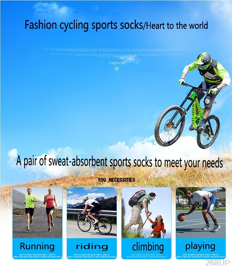 Motorcycle Socks Protect Feet Breathable Wicking Outdoor Skiing Running Sports Basketbal Soccer Bicycle Road Bike Socks