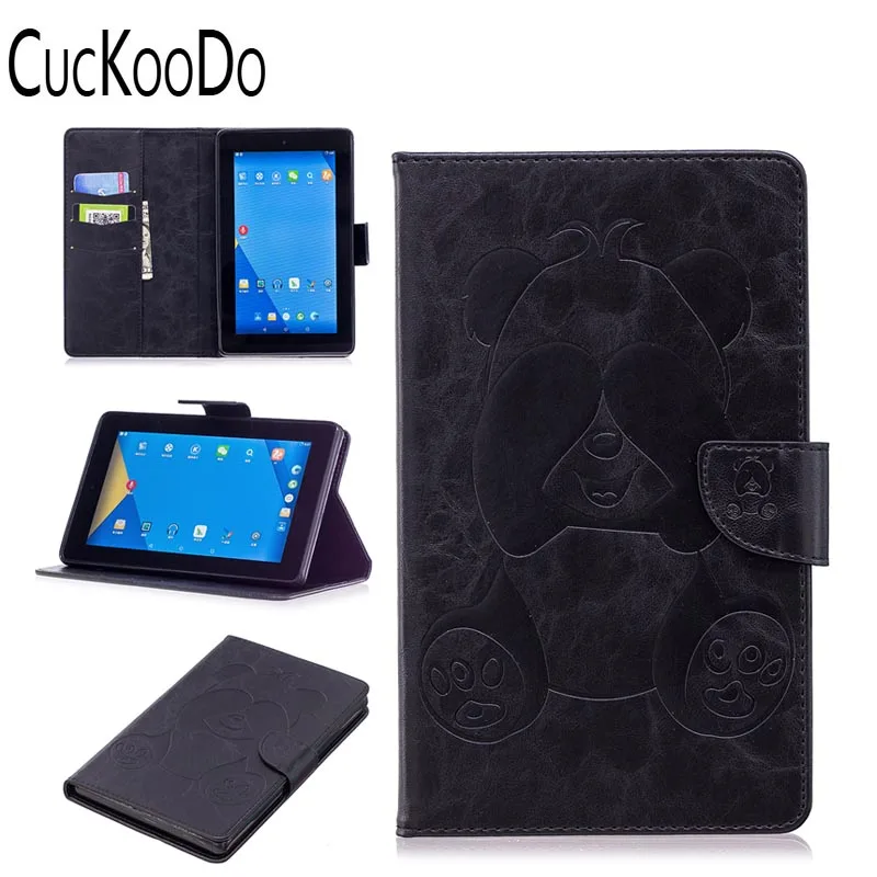CucKooDo Slim Fit PU Leather Stand Protective Cover Case for All-New Amazon Fire 7 Tablet (5th / 7th 2015 2017 Release) | Компьютеры и