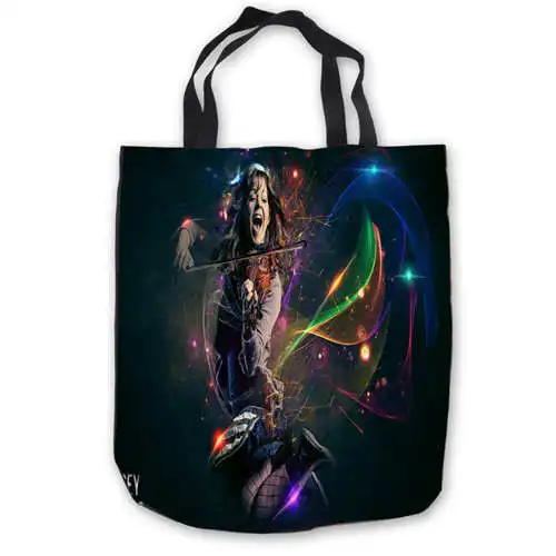 Пользовательские холщовые lindsey-stirling ToteBags ручные сумки сумка для покупок повседневные пляжные сумки складные 180911-04-63 - Цвет: Tote Bags