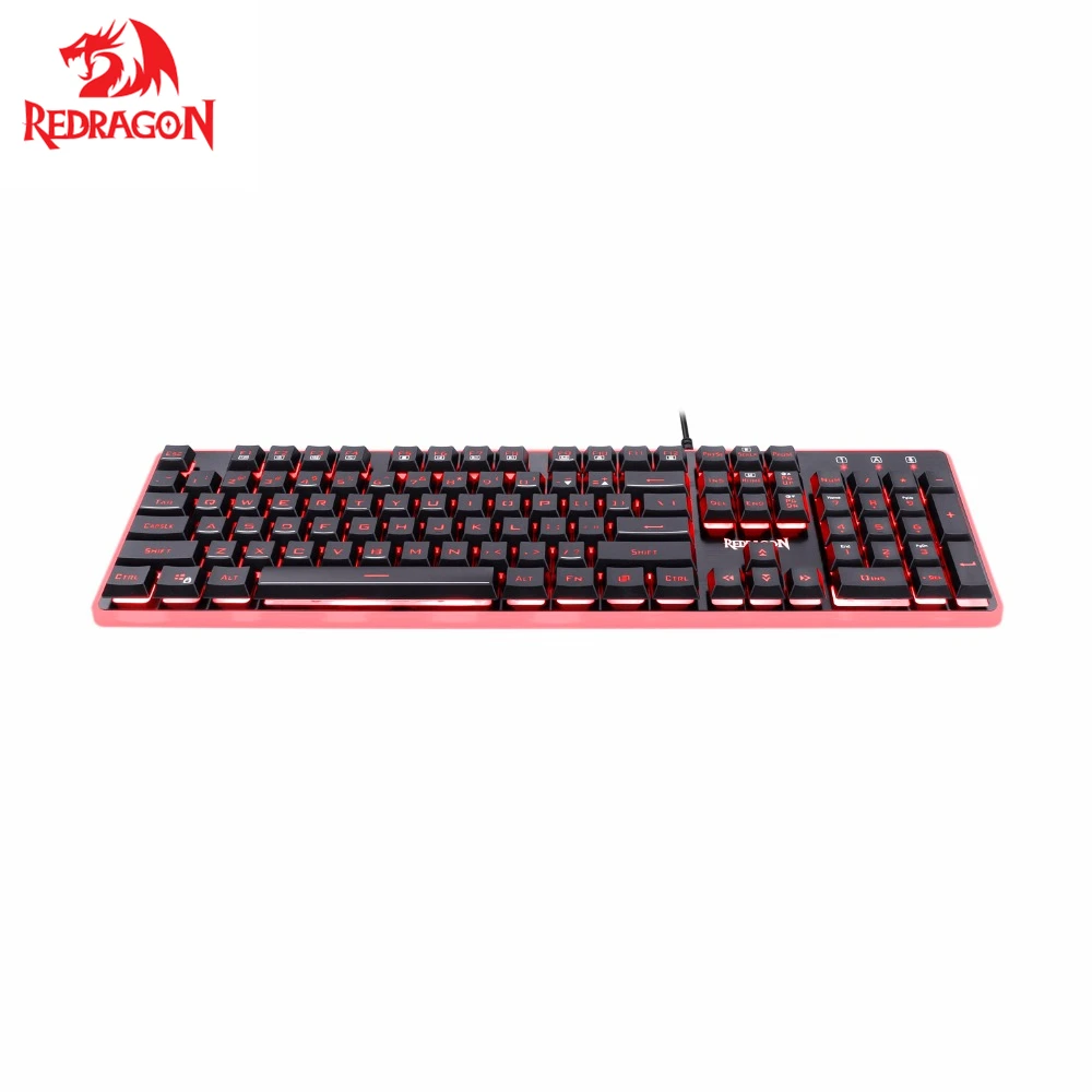 Redragon K509 USB Membrane gaming keyboard ergonomic 7 ...