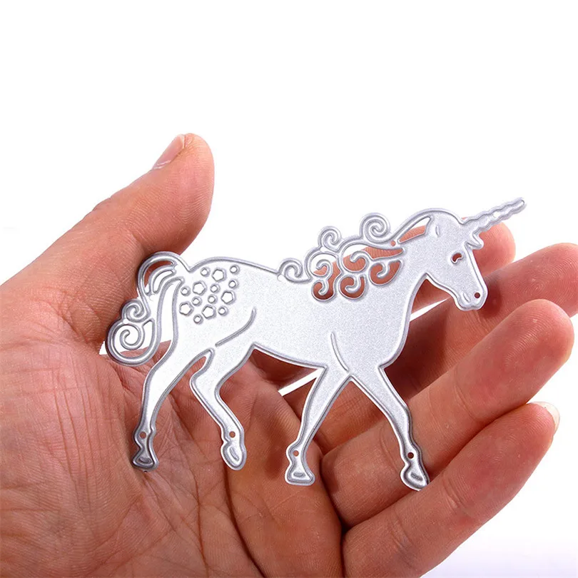 

Unicorn cutting dies 2019 New Stencil Scrapbooking Photo Album Card Paper Embossing Craft DIY Metal Cutting Dies snijmallen
