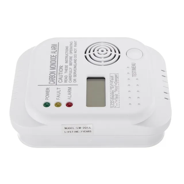 NEW CO Carbon Monoxide Alarm Detector LCD Digital Home Security Indepedent Sensor Safety