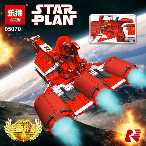 

Lepin 05070 Star Series plan Genuine 979Pcs legoingly The Republic Model Cruiser Set Building Blocks Bricks Toys Model Gift 7665