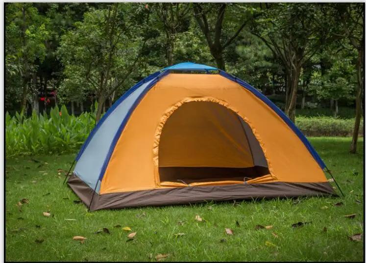 

0514TB024 Outdoor tent single-layer double hand to build camping beach tent tent wild tourism tent