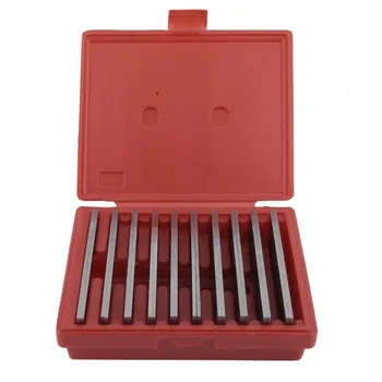 

Newest 20 Pieces Hardened Parallels Tools 6" Long 1/8" Wide And 1/2 To 1-5/8 Thicken Steel High Precision Parallels Bar Set Hot