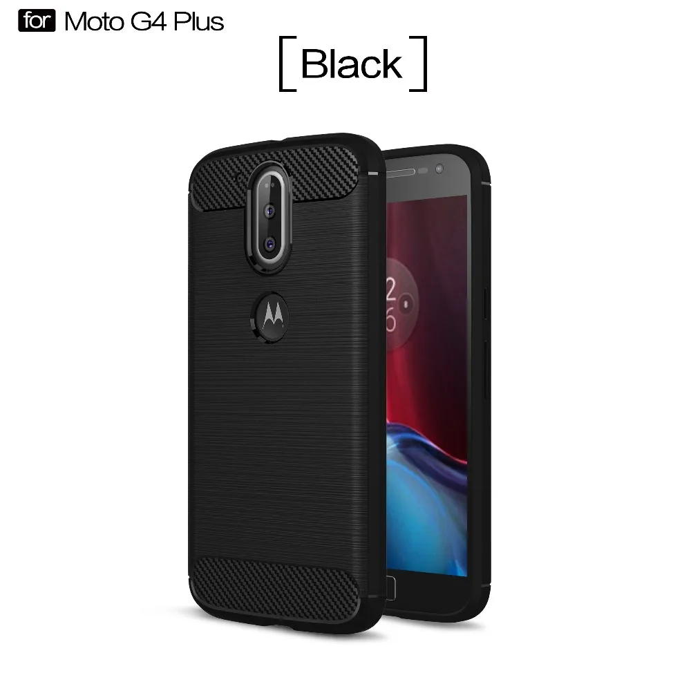 Тонкий защитный чехол для Motorola Moto G4 XT1620 XT1621 Plus XT1640 XT1641 противоударный кожаный