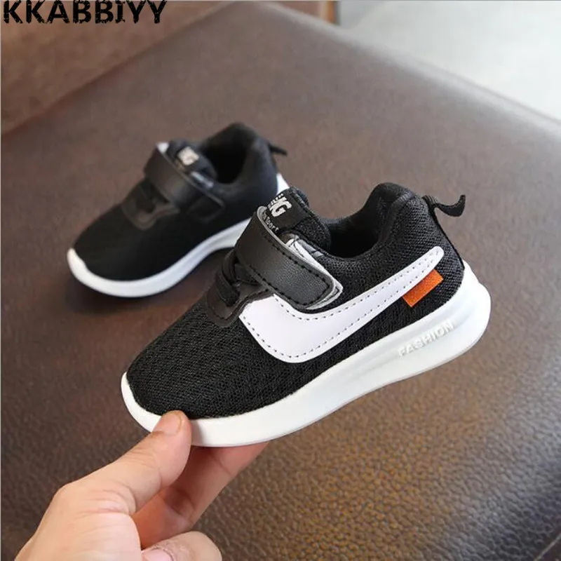 

New fashion Children Sneaker net breathable pink leisure sports running shoes for girls white shoes for boys brand kids shoes