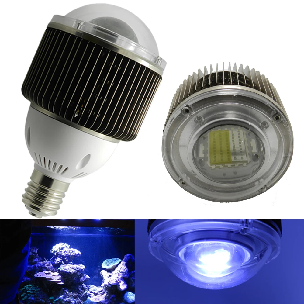

Free shipping Hot sale e27 e40 50W Bridgelux LED Aquarium Lighting, LED growing lamp, for Coral Reef Bridgelux