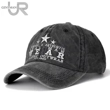 Новая повседневная Кепка, бейсболка с вышитыми буквами, высококачественная повседневная Кепка для мужчин и женщин, регулируемая вымытая хлопковая винтажная Кепка