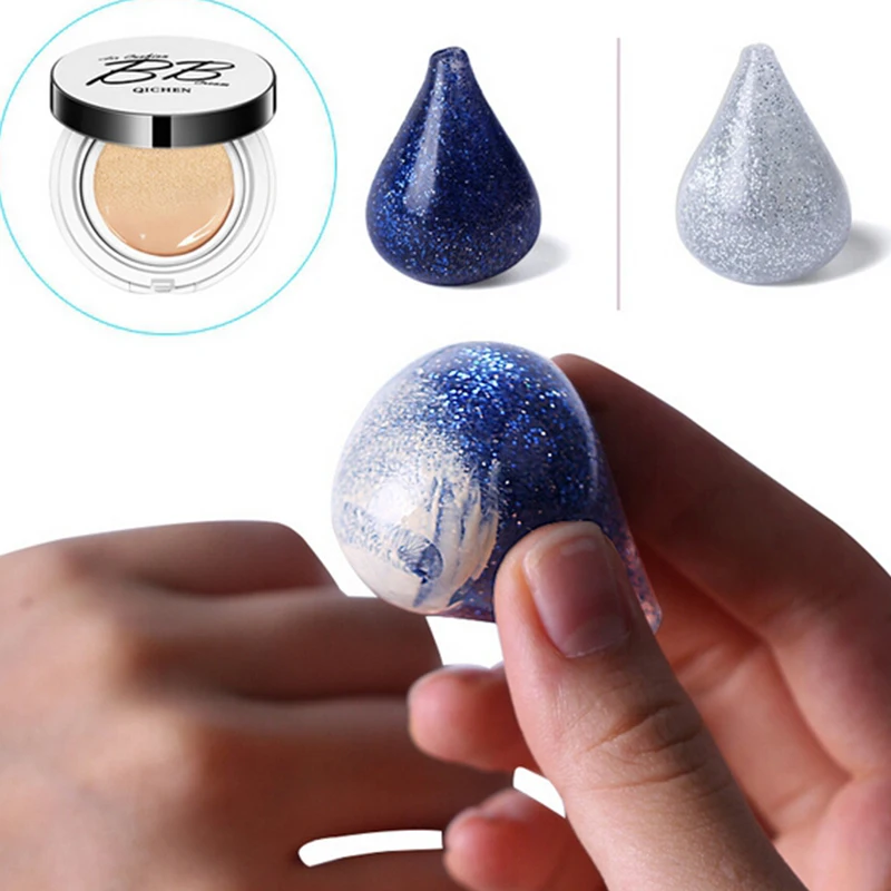 1 шт. 3D Silisponge силиконовые капли воды тональный крем слойки Красота BB слоеного