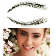 Plana para sobrancelhas reta sobrancelhas com 100% artesanal cabelo arco sobrancelhas