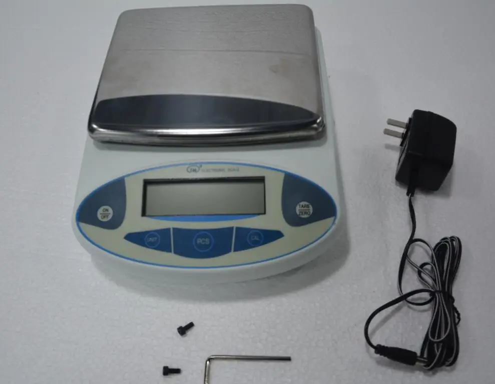 

5kg x 0.01g Lab Analytical Digital Balance Scale Jewellery Electronics said ,with LCD display weight sensor