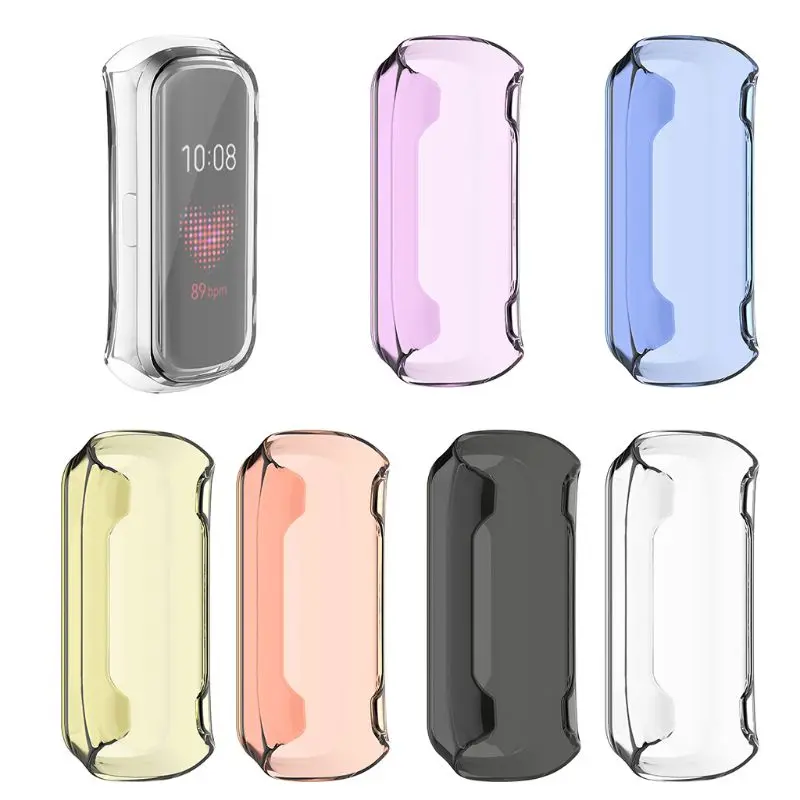 

Protective Case Fit e Hollow Cover TPU Shell Shockproof Anti-Scratch Sports for Samsung Galaxy Fit-e Smart Band Accessories