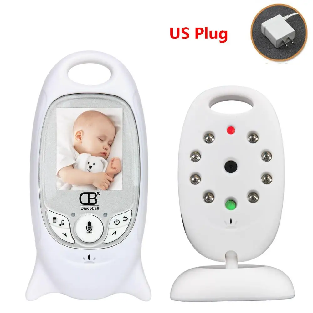 Wireless x детский спальный монитор видео Беспроводной Детский Монитор Baba камера безопасности 2 способа разговора ночного видения Светодиодный контроль температуры - Цвет: US Plug
