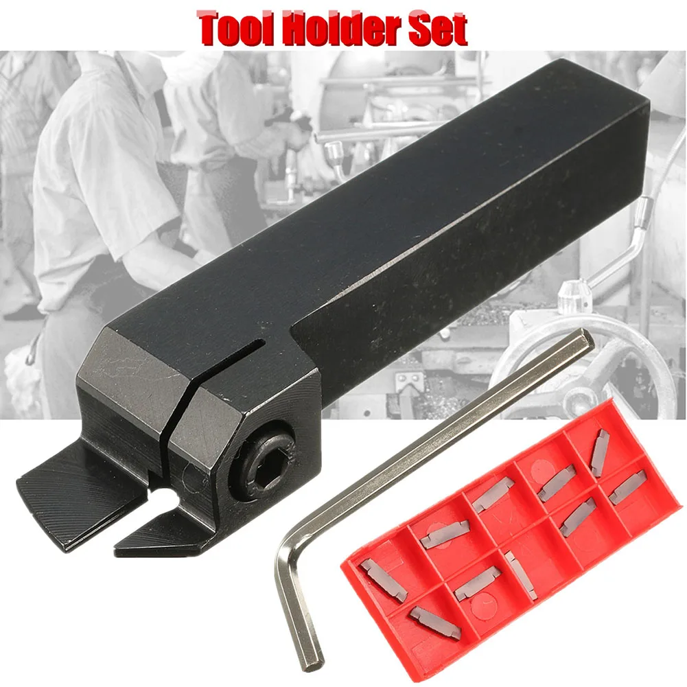 

Newest MGEHR16 Parting Off Turning Tool holder Lathe Tool with 10 MGMN200 Carbide Inserts