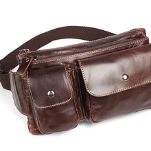 Натуральная кожа поясная сумка карманы Мужчины Поясная Сумка Телефон сумка дорожные сумки дизайнерские кожаные мужские карманы 3057