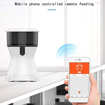 

HobbyLane 4L Intelligent Mobile Wifi Remote Control Monitoring Timing Automatic Feeding Machine For Pets Dogs Cats Bowl