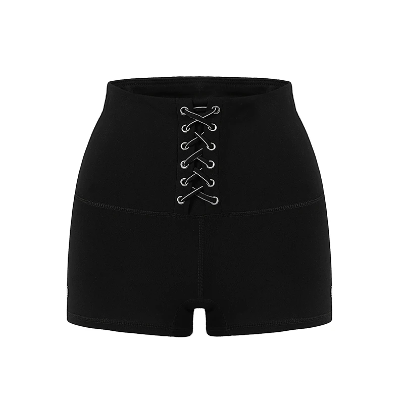 

Mermaid Curve Bandage High Waist Women Workout Fitness Short Femme Running Yoga Shorts Exercise Quick Dry Gym Sport Shorts