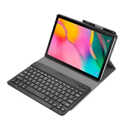 Для Samsung Galaxy Tab S4 10,5 T830 T835 T837 Съемная Беспроводной Bluetooth клавиатура + Slim Folio Stand кожаный чехол