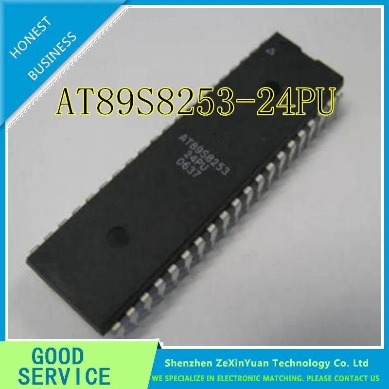 10 шт./лот AT89S8253-24PU AT89S8253-24 AT89S8253 DIP40