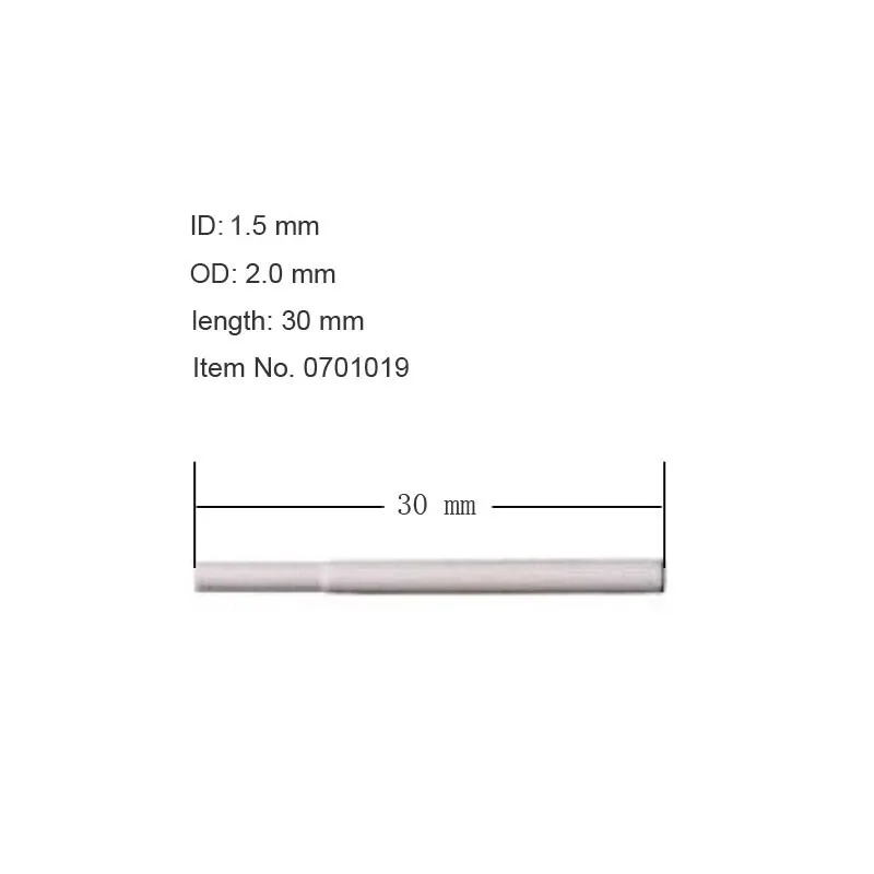 Слуховой аппарат с ресивером, трубка для ремонта, звуковая трубка 1 мм/1,3 мм/1,5 мм, внутренний диаметр, аксессуары для слуховых аппаратов - Цвет: 30 mm length
