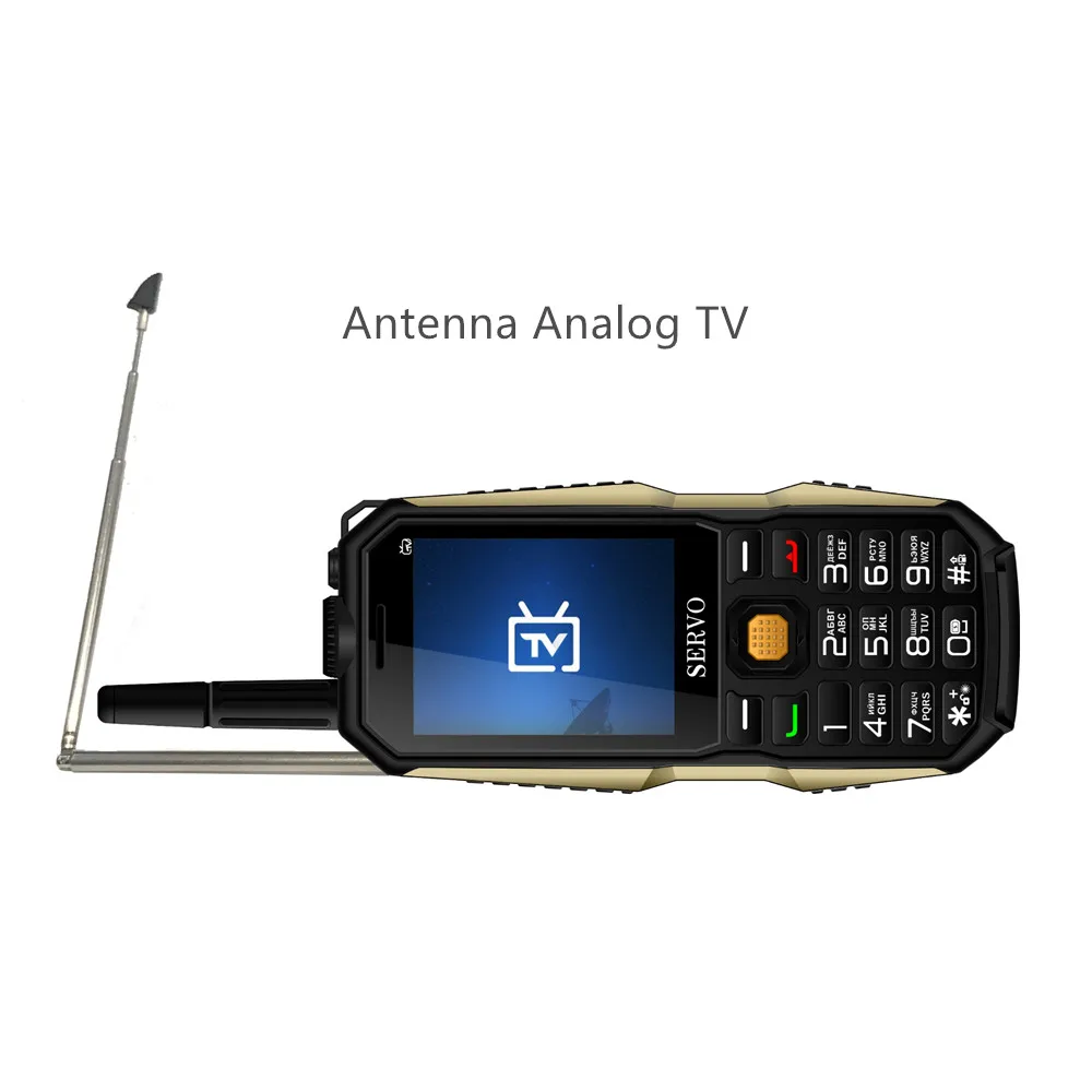 SERVO P20 2 4 "четырехдиапазонный 3 sim карты мобильного телефона GPRS ТВ изменение