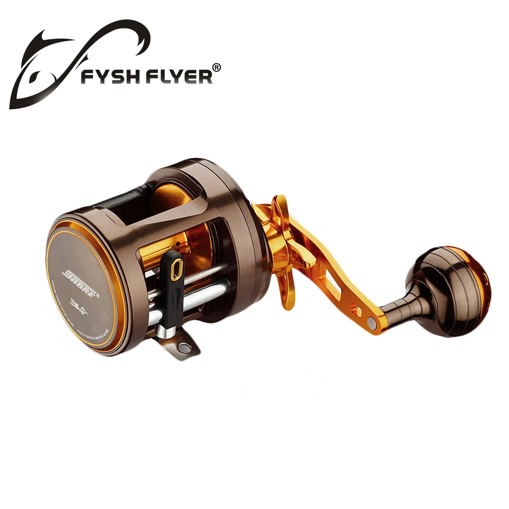 Baitcasing Sea Hawk Премиум Рыболовные катушки; 11+ 1 BB, металлический, магнитный тормоз, высококачественные подшипники и вал из нержавеющей стали