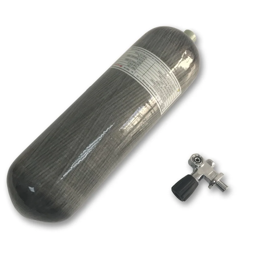 AC16851 6.8L высокое давление 30 мпа 4500Psi углеродного волокна Композитный газовый баллон страйкбол винтовка с профессиональным хомутом клапан Acecare