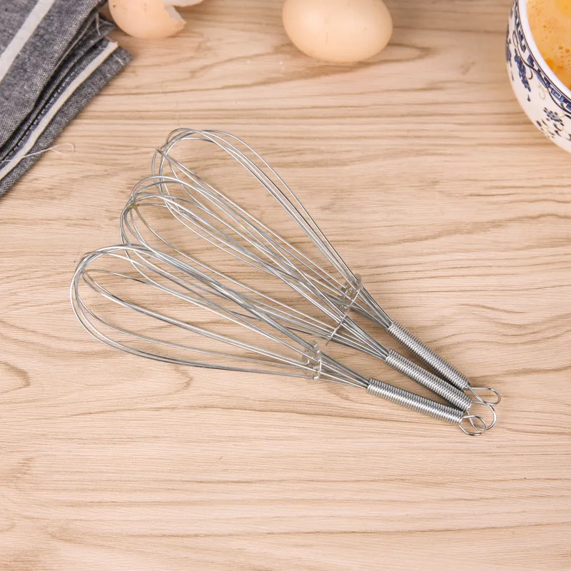 

High Quality Mini Stainless Whisk Mixer Egg Cream Stirrer Kitchen Essential Culinary Utensil Cake Baking