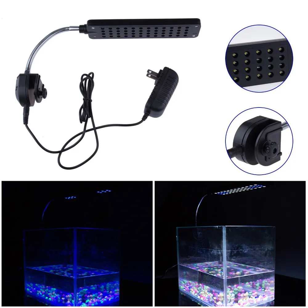 High Quality 48 LED Aquarium Light Fish Tank Lamp with Flexible Clip