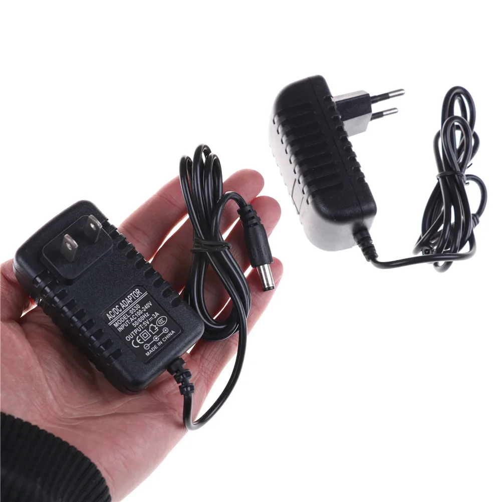 

Power Supply Adapter 5V3A AC 100V-240V Converter DC 5V 3A Plug 5.5mm X2.5mm For LED Strip Light 2 Style