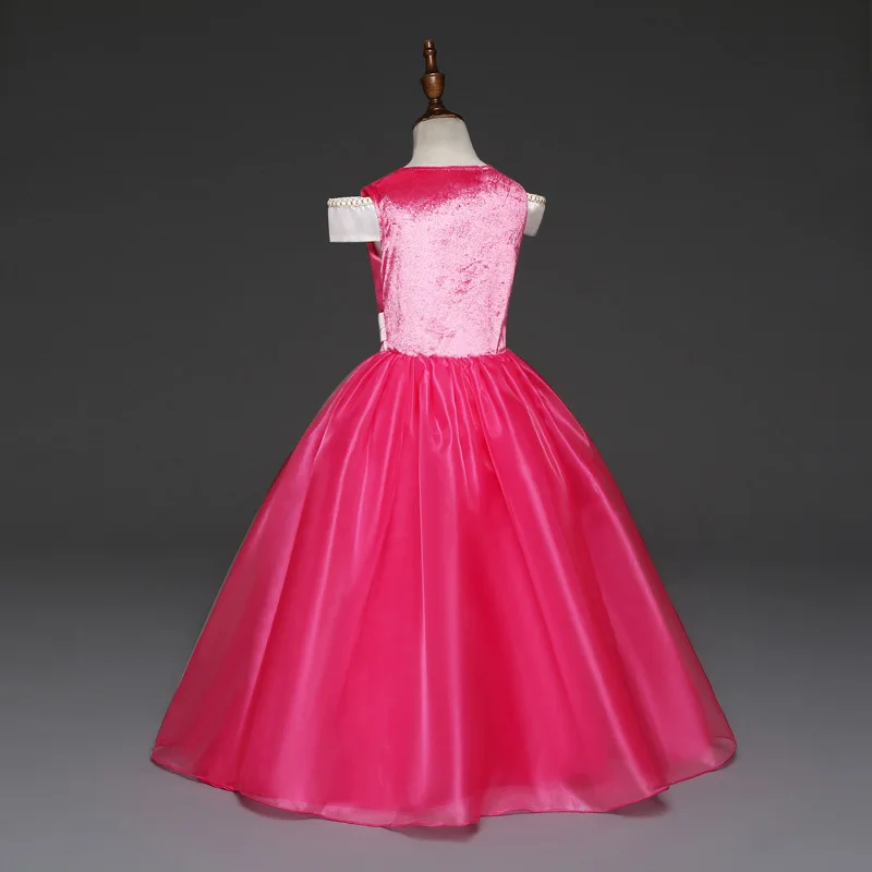 LAKAKSTY Children Girls Dress Princess Aurora Cosplay Costume For Kids Baby Girl Birthday Party  Fancy Dresses New Tulle Clothes (3)