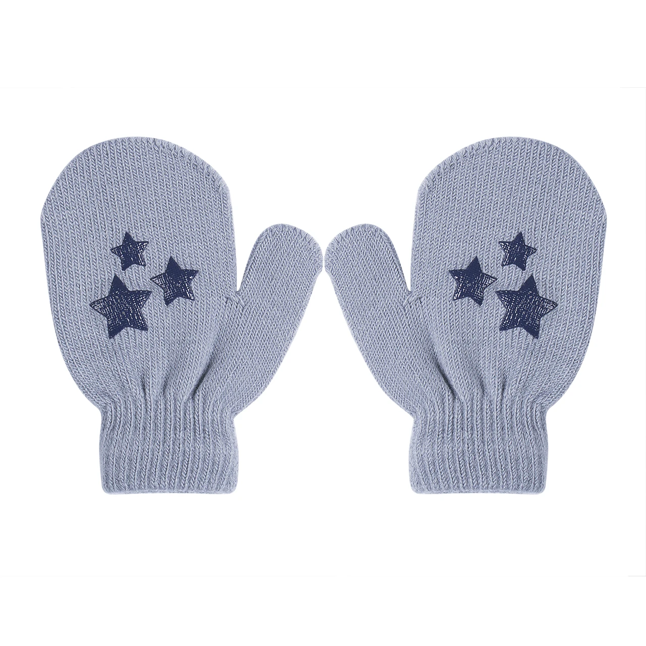 Winter 4 Colors Kids Dot Star Heart Pattern Mittens Boys Girls Soft Knitting Warm Gloves