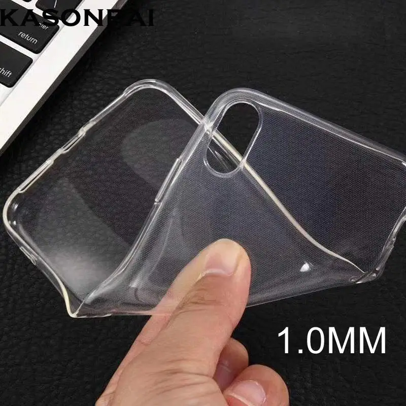 

KASONPAI Ultra Thin Soft Transparent TPU Case For iPhone Xs Max XR Clear Silicone Cover For iPhone X 6 6S 7 8 Plus Phone Case