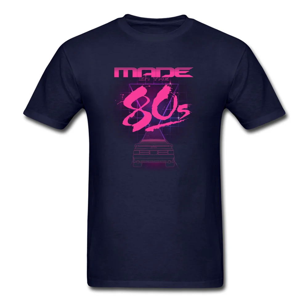 Men Fashion Casual Tees O Neck Summer Autumn 100% Cotton Fabric T-Shirt Comics Short Sleeve Made in the 80s Tshirts Made in the 80s navy