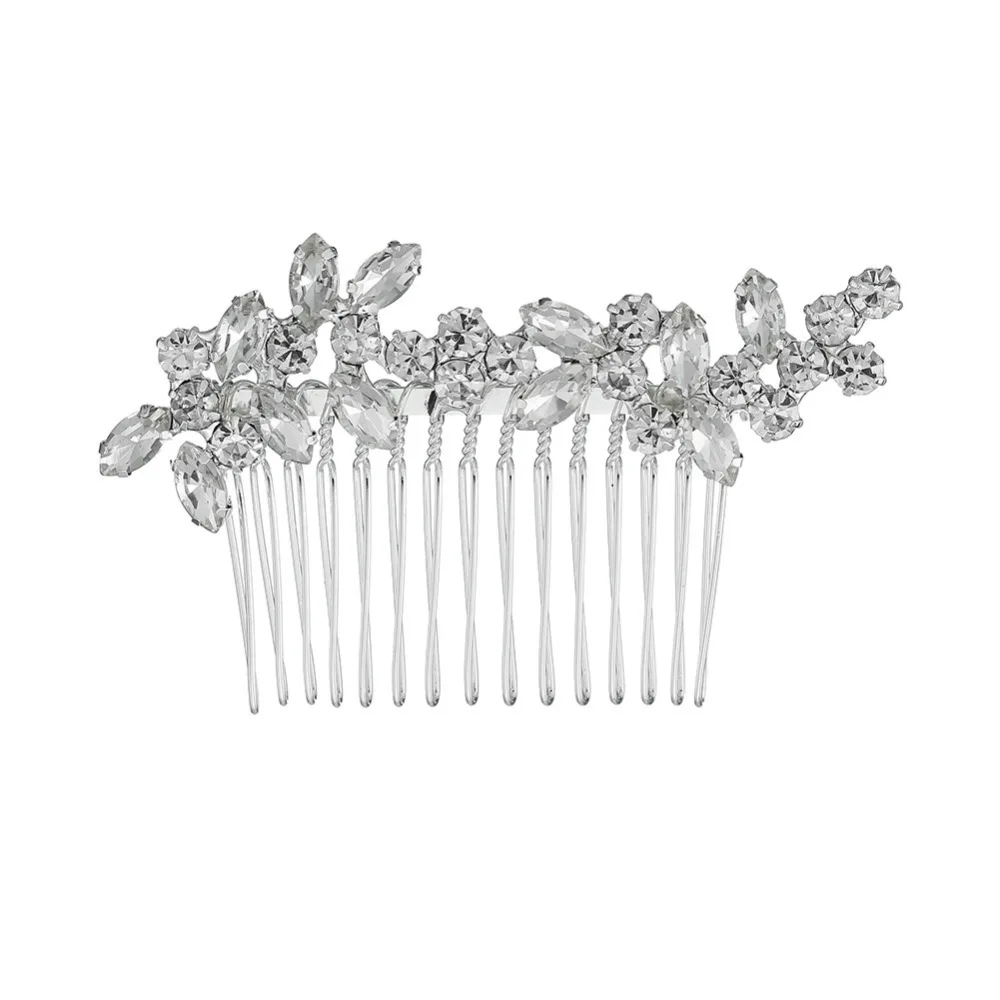 

New Fashion Crystal Hair Comb Wedding Bridal Hair Combs Jewelry Accessories Crystal Head Ornaments Bride Headdress Head Piece