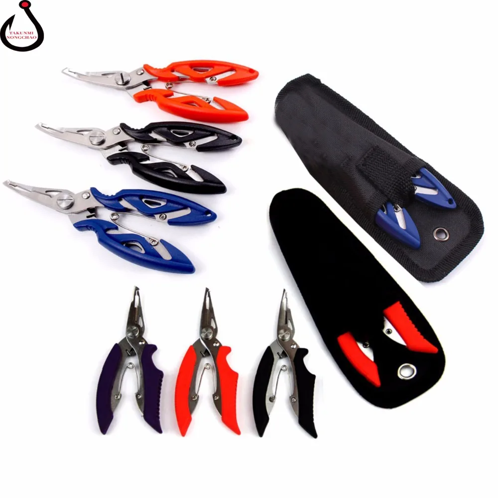 

Stainless steel multi-functional road and nipper plier unhooking clamp control fish wire cutters WS-29