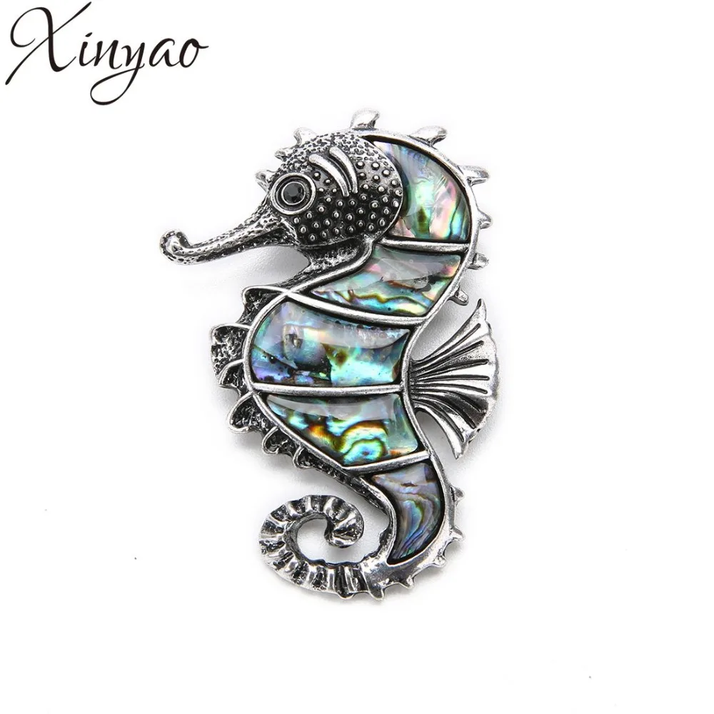 

XINYAO 1pc Natural See Abalone Mother of Shell Pearl Seahorse Charms Pendants for DIY Pecker Charms Necklace Pendant Jewelry