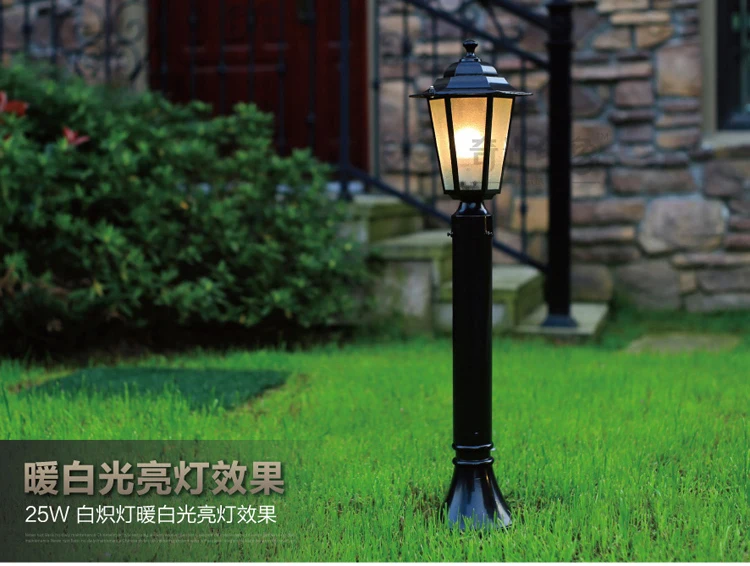 Европейский Водонепроницаемый светодиодные лампы Открытый лампы газон Huayuan road открытый м лампы