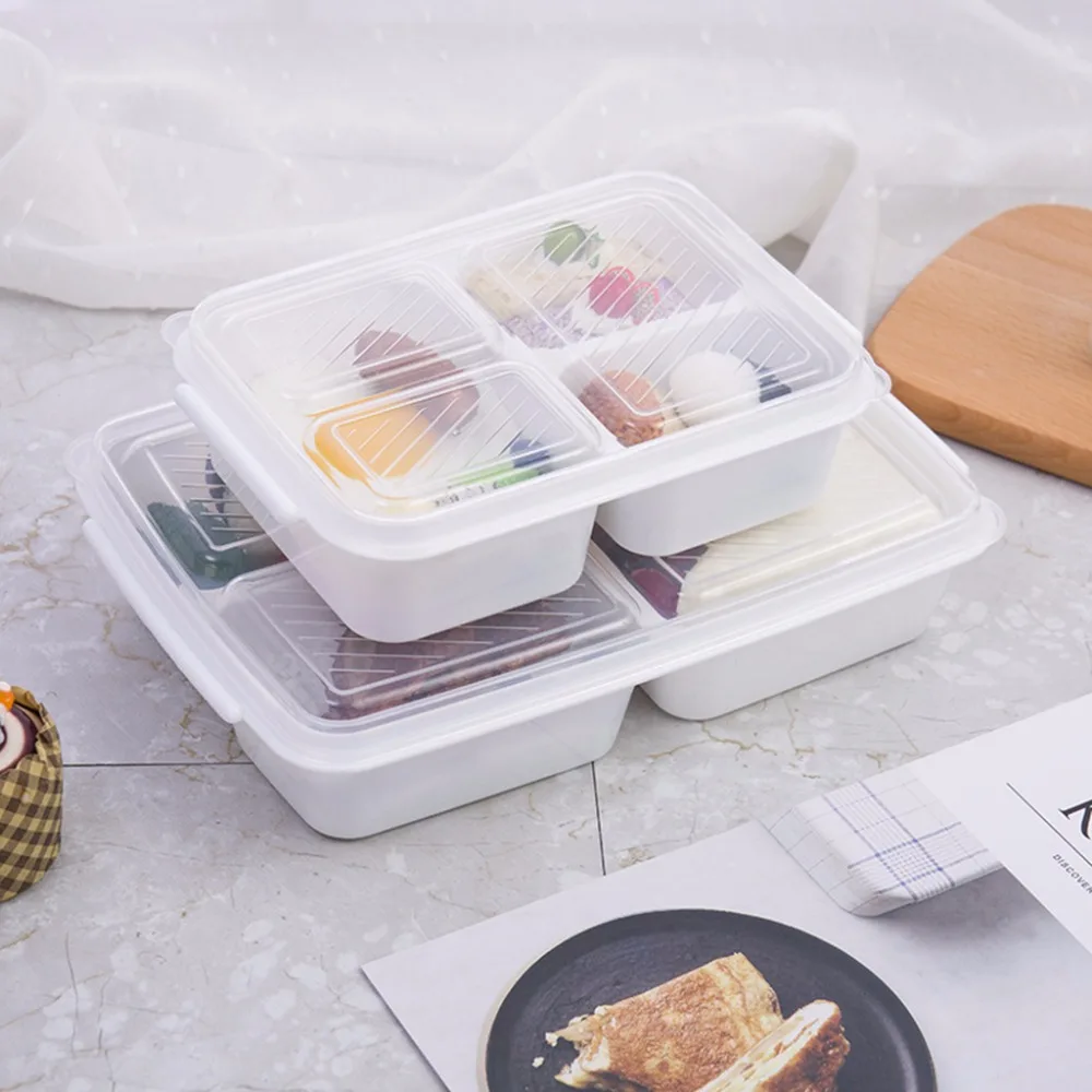 

1Pc Small/Big Lunch Box Microwave Heating Students Adult Bento Lunch Boxes for kid Picnic Food Storage Container C42