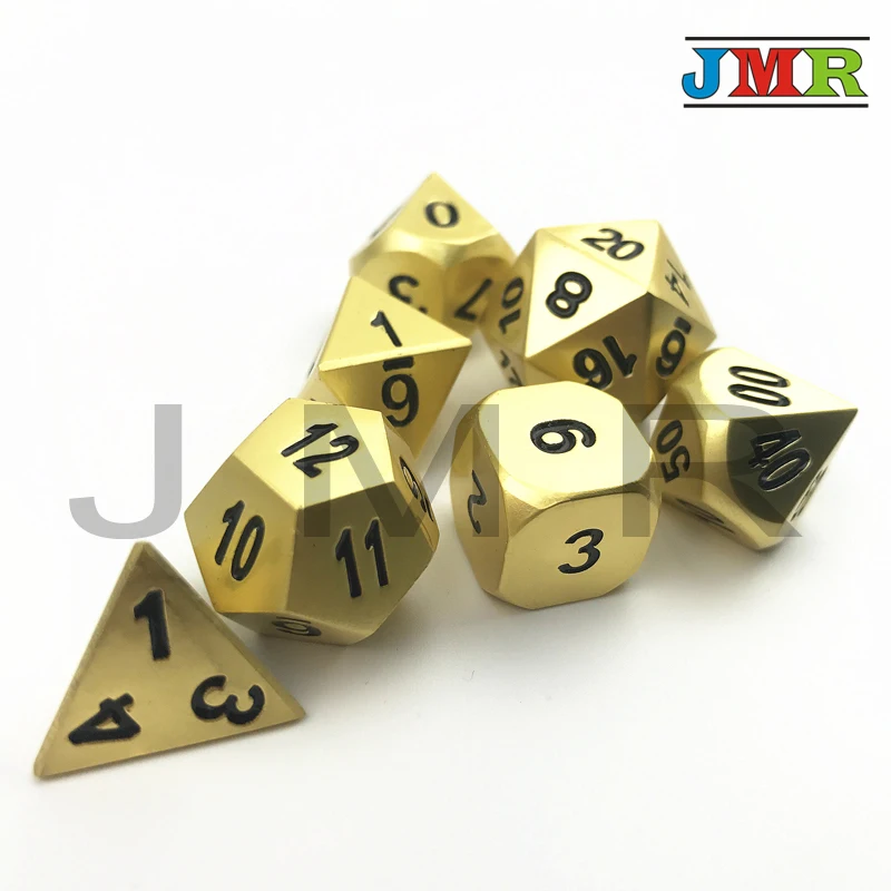 Сплав Металлические игральные кости DnD набор Dados Rpg D4-D20 для ролевых игр настольные