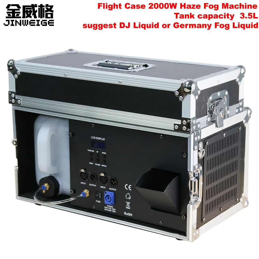 

Free Shipping High Output 2000W Haze Machine 3.5L Liquid Tank Fog Machine For Disco DJ Party Stage LED Effect Equipment