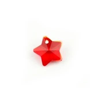 

14mm 1000pcs Lt.siam Crystal Star with One Hole Beads For Home Decoration Big Promotion