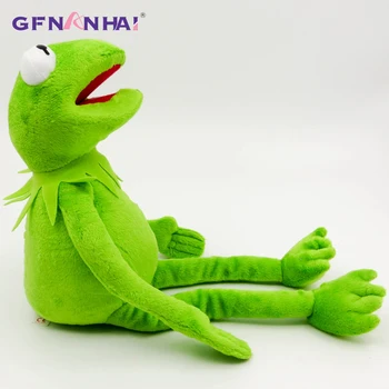

Hot Sale 40cm Kermit Plush Toys Sesame Street frogs Doll Stuffed Animal Kermit Toy Dropshipping Holiday Gifts For Kids