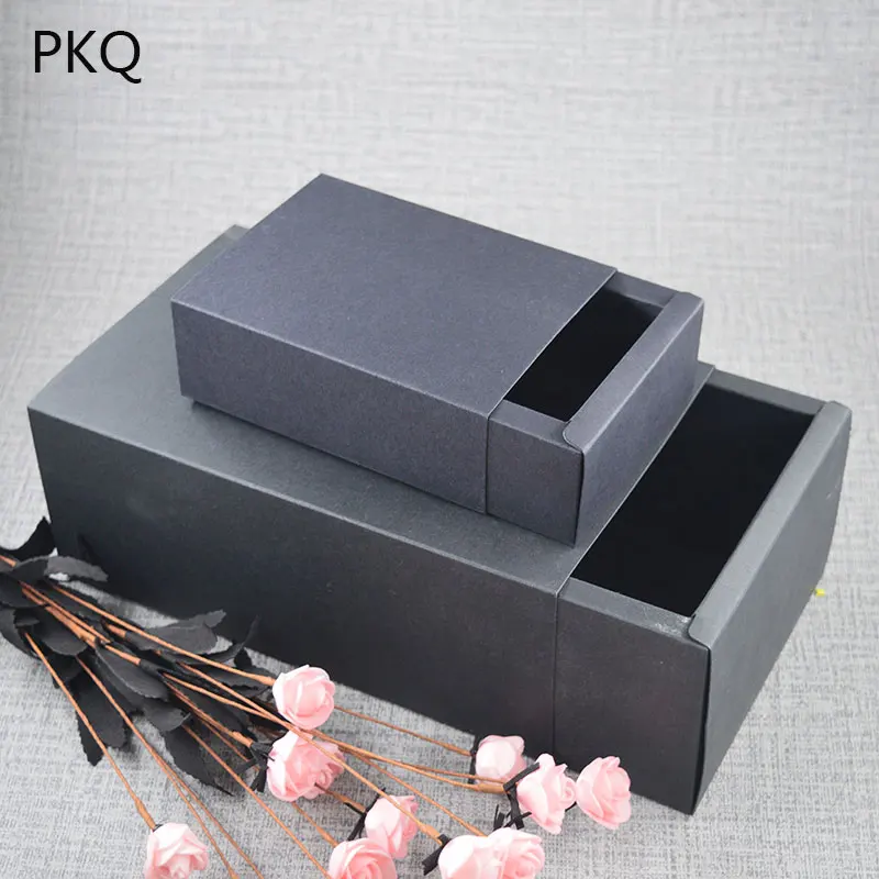10 шт./лот 20 размеров белая картонная коробка для упаковки Черная бумажная коробка для ящика коричневый крафт-бумага для мыла коробка для конфет большие DIY коробки для хранения