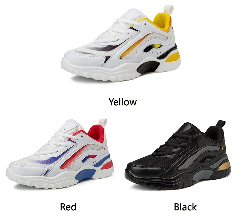 Men's Casual Shoes Chunky Sneaker Mens High Platform Dad Shoes Men Sneakers Mesh Footwear Brand Trainers Sneakers Men Spring New (15)