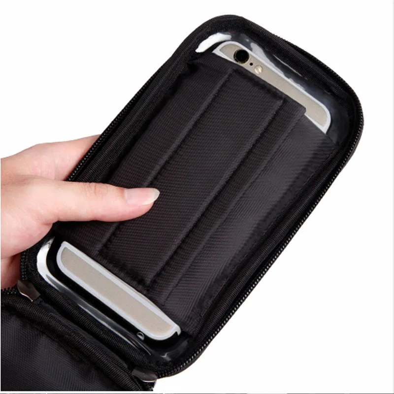 Perfect 2017 New 6.0" Cycling Bike Bicycle bags panniers Frame Front Tube Bag For Cell Phone MTB Bike Touch Screen Bag Double IPouch 3 Perfect 2017 New 6.0" Cycling Bike Bicycle bags panniers Frame Front Tube Bag For Cell Phone MTB Bike Touch Screen Bag Double IPouch 3